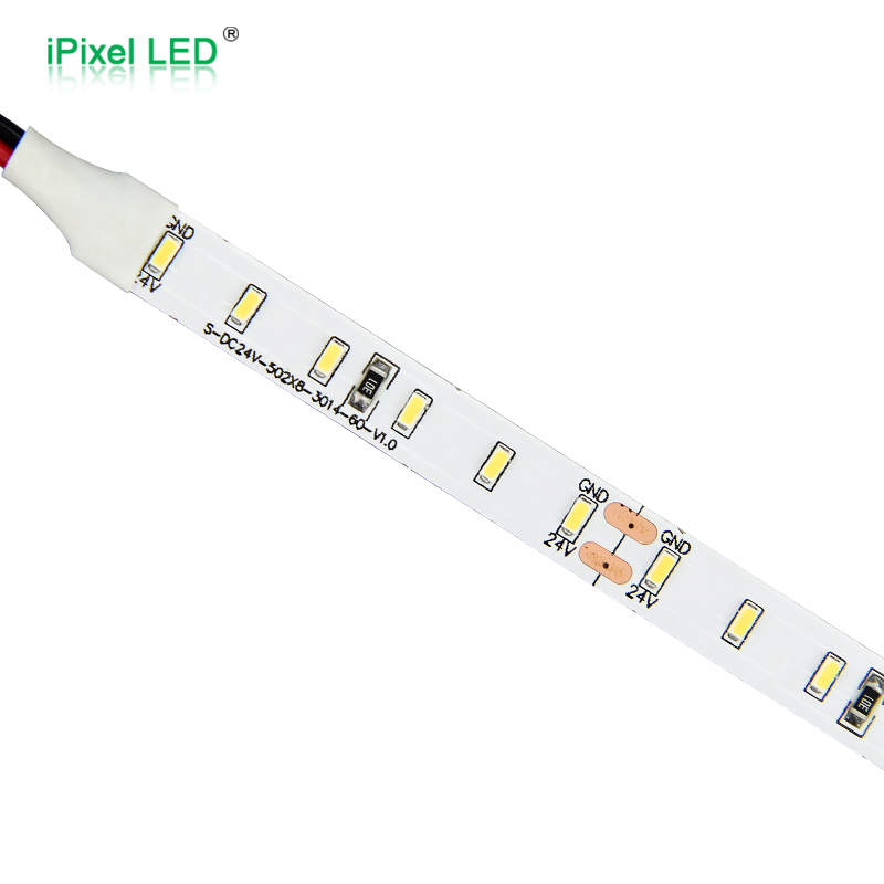 3014 8mm 单色软灯条 120LEDs/m DC24V