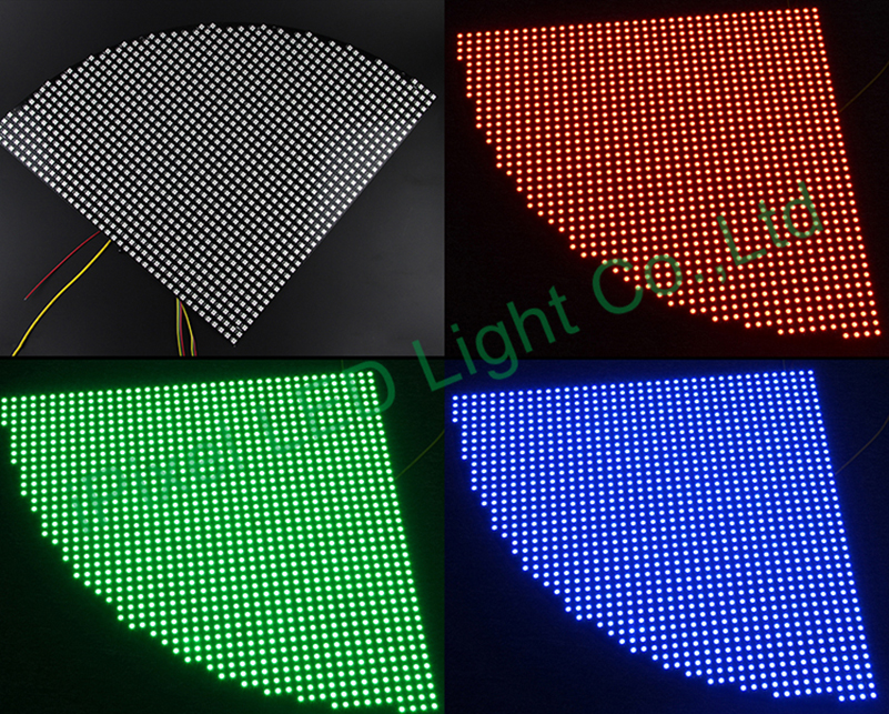 Addressable 800mm round SK6812 RGB LED disk